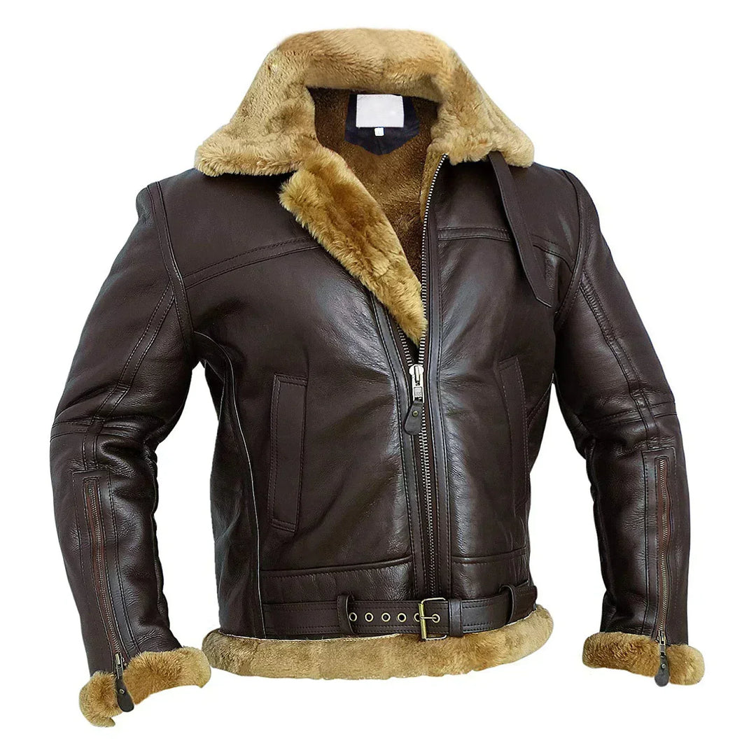 Benjamin | Shearling Leather Jacket