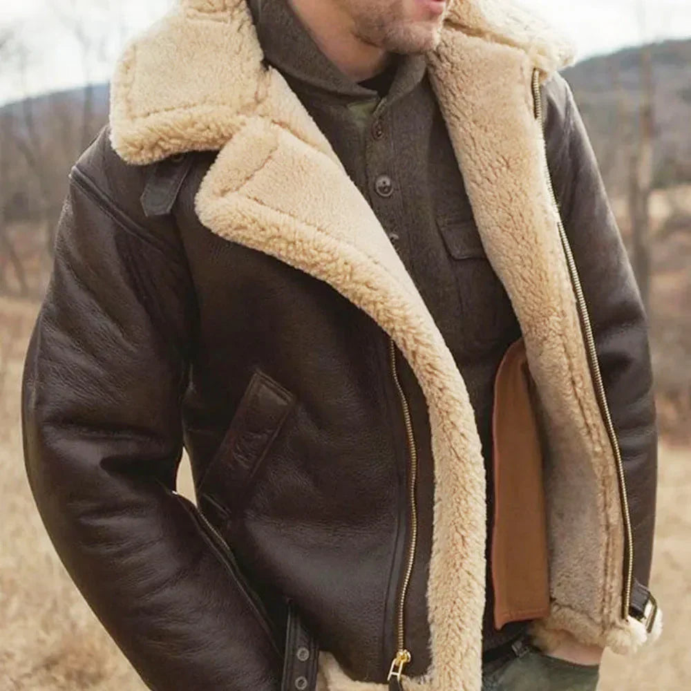 Benjamin | Shearling Leather Jacket