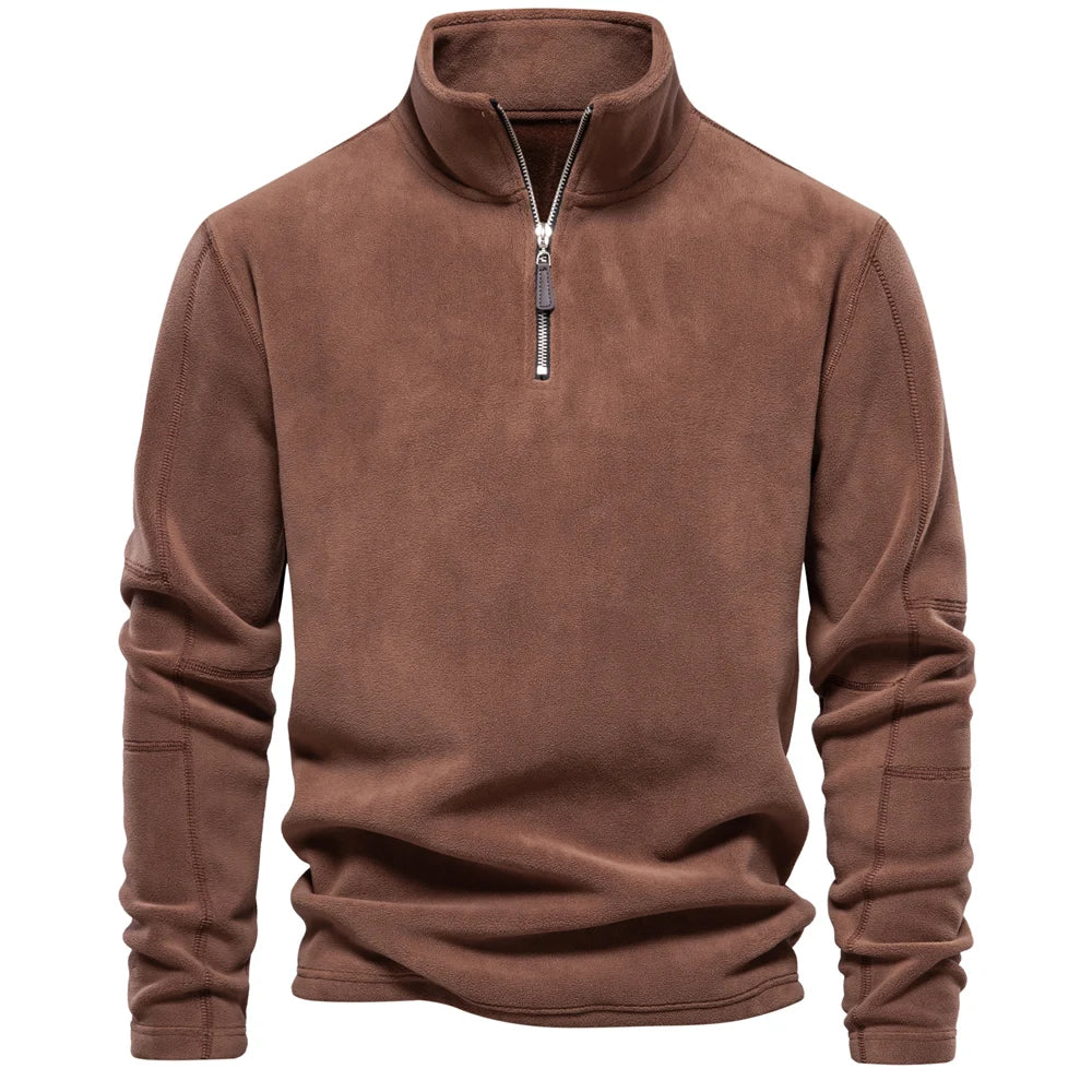 Charles | Fleece Pullover with Zipper