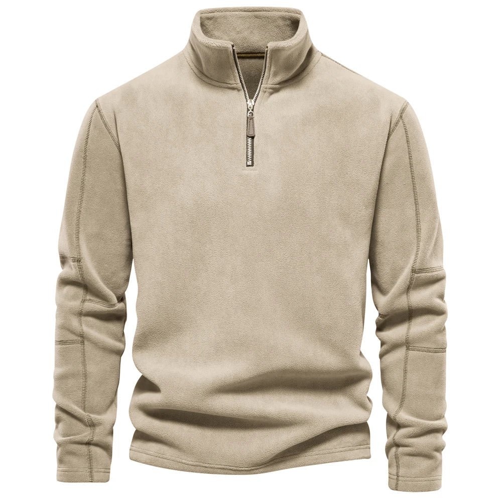 Charles | Fleece Pullover with Zipper